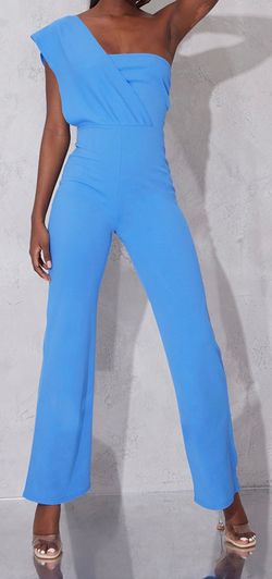 Blue Size 6 Jumpsuit Dress on Queenly