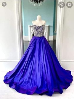 Sherri Hill Purple Size 6 Prom Ball gown on Queenly