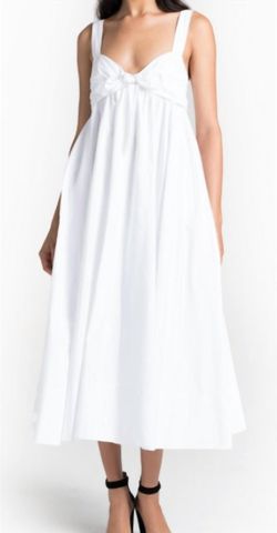 Style 1-2045758288-649 A.L.C. White Size 2 Polyester Pockets Bachelorette Cocktail Dress on Queenly