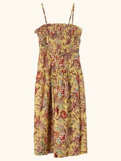 Style 1-347370689-1901 Ulla Johnson Multicolor Size 6 Spaghetti Strap Pockets Cocktail Dress on Queenly