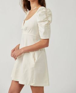 Style 1-3908209767-2901 Free People Nude Size 8 Mini Sleeves Free Shipping Pockets Cocktail Dress on Queenly