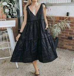 Style 1-4242865914-2791 LJC Designs Black Size 12 Tall Height Pockets Cocktail Dress on Queenly