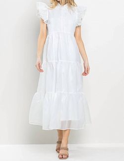 Style 1-4271634818-2793 TCEC White Size 12 Free Shipping High Neck Polyester Cocktail Dress on Queenly