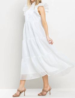 Style 1-4271634818-3014 TCEC White Size 8 Polyester Bridal Shower Engagement Cocktail Dress on Queenly