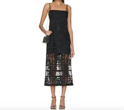 Style 1-462145246-3236 ALEXIS Black Size 4 Wednesday Free Shipping Cocktail Dress on Queenly