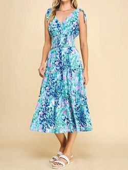 Style 1-855974525-3472 PINCH Multicolor Size 4 V Neck Tall Height Free Shipping Cocktail Dress on Queenly