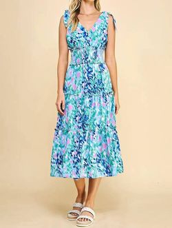 Style 1-855974525-3472 PINCH Multicolor Size 4 V Neck Cocktail Dress on Queenly