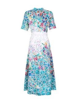 Style 1-1514443024-3471 DOLCEZZA Multicolor Size 4 Mini Belt Free Shipping Cocktail Dress on Queenly