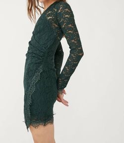 Style 1-162971483-3906 Free People Green Size 0 Mini Long Sleeve Free Shipping Cocktail Dress on Queenly