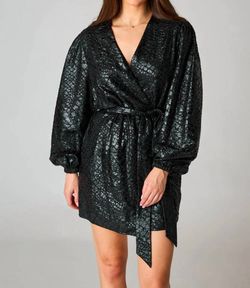 Style 1-1784315755-2901 BUDDYLOVE Black Size 8 Long Sleeve Jersey Cocktail Dress on Queenly