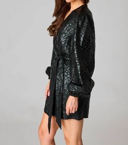 Style 1-1784315755-3236 BUDDYLOVE Black Size 4 Long Sleeve Cocktail Dress on Queenly