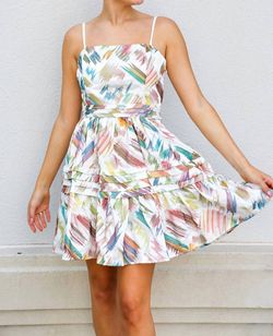 Style 1-1823427955-3011 Willa Story Multicolor Size 8 Sorority Rush Cocktail Dress on Queenly