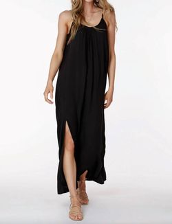 Style 1-2194106376-3011 bobi Black Size 8 Free Shipping Side slit Dress on Queenly