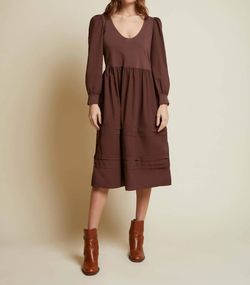 Style 1-2218176343-3855 Nation LTD Brown Size 0 Jersey Sleeves Cocktail Dress on Queenly