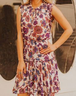 Style 1-2836505687-2901 DEAR JOHN DENIM Multicolor Size 8 Print Floral Cocktail Dress on Queenly