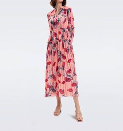 Style 1-3148041275-3236 Diane von Furstenberg Pink Size 4 Tulle V Neck Tall Height Polyester Cocktail Dress on Queenly
