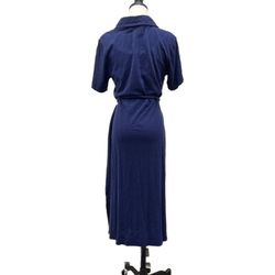 Style 1-3152231059-2696 mododoc Blue Size 12 Tall Height Free Shipping Pockets Plus Size Cocktail Dress on Queenly