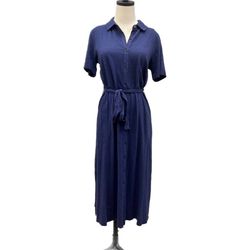 Style 1-3152231059-3236 mododoc Blue Size 4 Pockets Navy Tall Height Cocktail Dress on Queenly