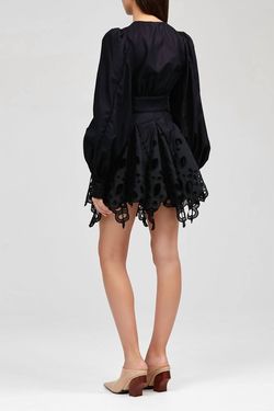 Style 1-3278549728-1498 ACLER Black Size 4 Mini Cocktail Dress on Queenly