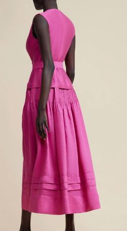 Style 1-3373096092-3680 ACLER Pink Size 6 Belt Magenta Cocktail Dress on Queenly