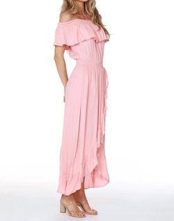 Style 1-3425523669-3471 bobi Pink Size 4 High Low Straight Dress on Queenly