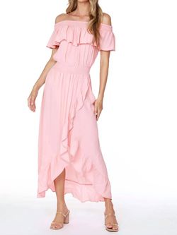 Style 1-3425523669-3471 bobi Pink Size 4 High Low Straight Dress on Queenly