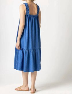 Style 1-3469313695-3011 Lilla P Blue Size 8 Mini Jersey Free Shipping Cocktail Dress on Queenly