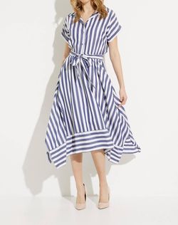 Style 1-3569740152-649 Joseph Ribkoff Blue Size 2 Belt Tall Height Free Shipping Cocktail Dress on Queenly