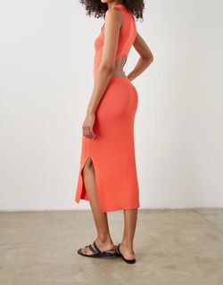Style 1-3587696080-3236 Rails Red Size 4 Cut Out Coral Cocktail Dress on Queenly