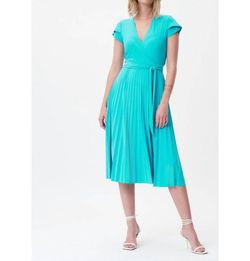 Style 1-3649575742-1498 Joseph Ribkoff Blue Size 4 Polyester Sleeves Mini Spandex Free Shipping Cocktail Dress on Queenly