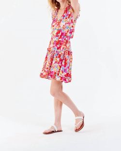 Style 1-432582222-2901 DEAR JOHN DENIM Multicolor Size 8 Summer Cocktail Dress on Queenly