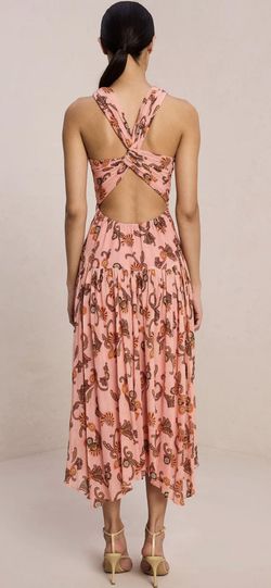 Style 1-461374826-649 A.L.C. Pink Size 2 1-461374826-649 Tall Height V Neck Cocktail Dress on Queenly