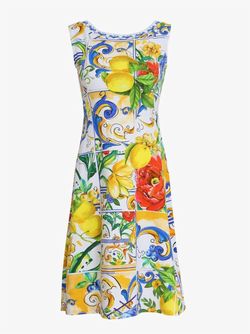 Style 1-675790979-3011 DOLCEZZA Multicolor Size 8 Flare Cocktail Dress on Queenly