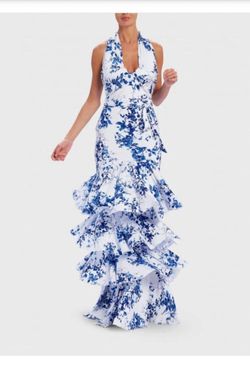 Style 1-1374163230-2168 FOREVER UNIQUE Blue Size 8 Polyester Free Shipping Straight Dress on Queenly