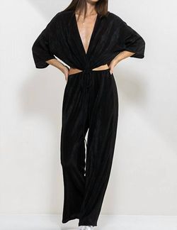 Style 1-3029198648-2696 BETTER BE Black Size 12 Polyester Jumpsuit Dress on Queenly