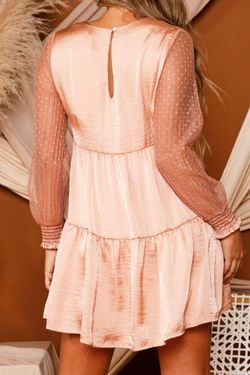 Style 1-3254970370-2696 Peach Love Size 12 Cocktail Dress on Queenly