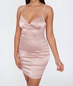 Style 1-3753632171-2901 TIC TOC Pink Size 8 Polyester Spandex Cocktail Dress on Queenly