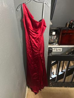 Sherri Hill Red Size 4 Military Ball Free Shipping Side slit Dress on Queenly
