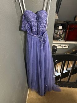 Sherri Hill Purple Size 4 Free Shipping Prom Straight Dress on Queenly