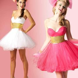 Style 50001B Mac Duggal Pink Size 6 Strapless Studded Prom Party 50 Off Ball gown on Queenly