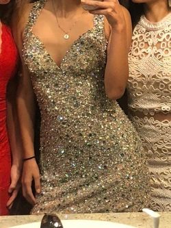 Other Silver Size 4 50 Off Homecoming Cocktail Dress on Queenly
