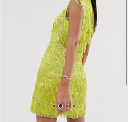Lavish Alice Green Size 4 Jersey Homecoming Cocktail Dress on Queenly