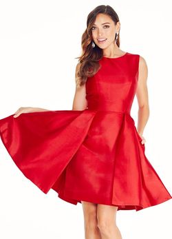 Ashley Lauren Red Size 2 Interview High Neck 50 Off Cocktail Dress on Queenly