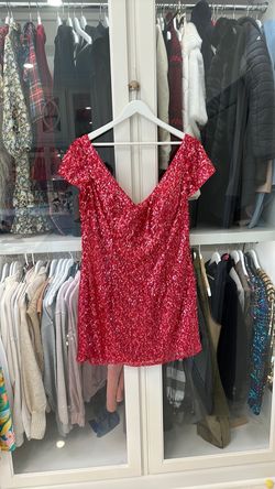 Style 4303 Alyce Paris Red Size 20 Sleeves Nightclub Cocktail Dress on Queenly