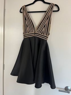 Jovani Black Size 0 Prom Mini 70 Off Cocktail Dress on Queenly