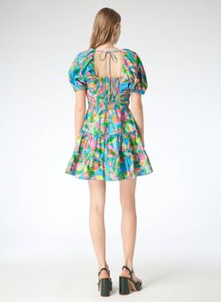 Style 1-1003838938-3236 GILNER FARRAR Blue Size 4 Summer Mini Tall Height Cocktail Dress on Queenly
