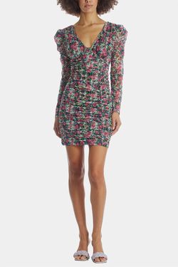 Style 1-11112971-2901 ASTR Multicolor Size 8 Sorority Tall Height Floral Mini Cocktail Dress on Queenly