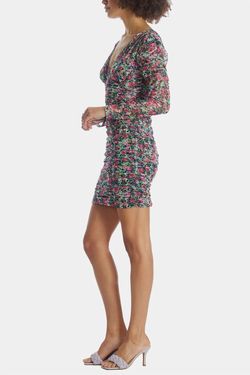 Style 1-11112971-3236 ASTR Multicolor Size 4 Sleeves Summer Floral Sorority Rush 1-11112971-3236 Cocktail Dress on Queenly