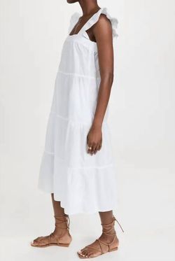 Style 1-1351485011-2901 Nation LTD White Size 8 Tall Height Bridal Shower Square Neck Cocktail Dress on Queenly