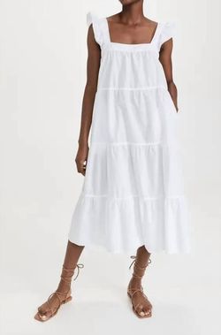 Style 1-1351485011-2901 Nation LTD White Size 8 Tall Height Bridal Shower Square Neck Cocktail Dress on Queenly